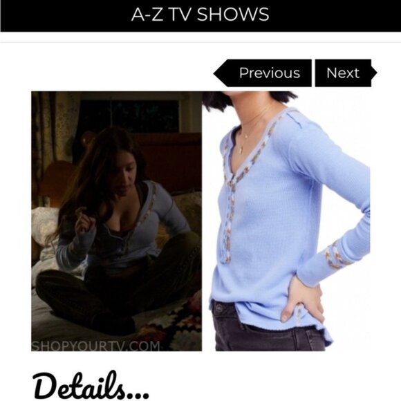 Free People rainbow thermal - Picture 4 of 4